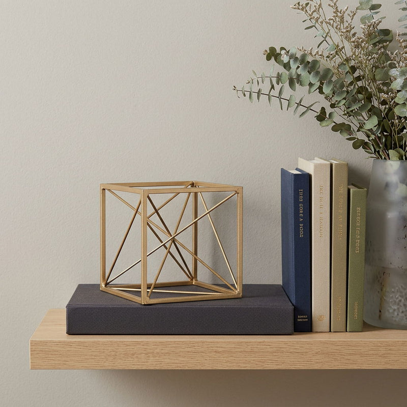 Hand Painted Tabletop Sculpture (483222) - Gold