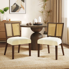 Load image into Gallery viewer, Mid Century Rattan Dining Chair Without Arms Set
