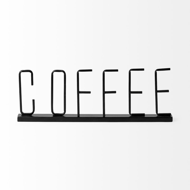 Tabletop Sign - Black / Coffee