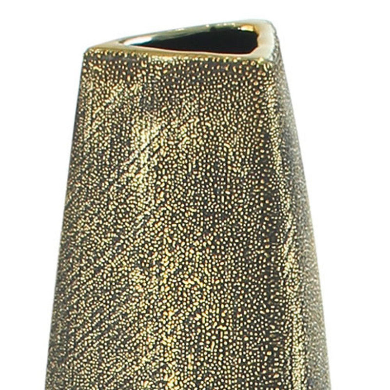 Tapered Floor Vase (576734) - Gold