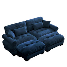 Load image into Gallery viewer, Super Comfort Oversized Modular Sectional Sofa With Movable Ottoman
