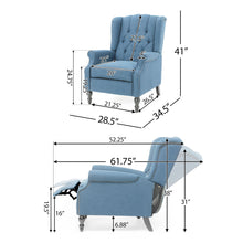 Load image into Gallery viewer, Tufted Arm Chair Recliner
