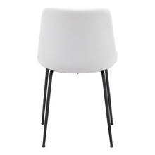 Load image into Gallery viewer, Faux Leather Upholstered Dining Side Chairs (Set of 2) - White
