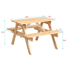 Load image into Gallery viewer, Durable Solid Wood Children's Dining Table And Chairs Set, Multi-Functional
