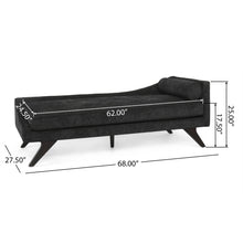 Load image into Gallery viewer, Etherealuxe - Chaise Lounge With Birch Splayed Legs
