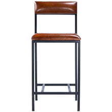 Load image into Gallery viewer, 38.25" Iron Bar Chair - Brown / Black
