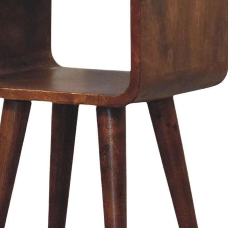 Solid Wood Nightstand - Chestnut