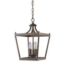 Load image into Gallery viewer, Vintage Metal Tapered Hanging Light - Brown
