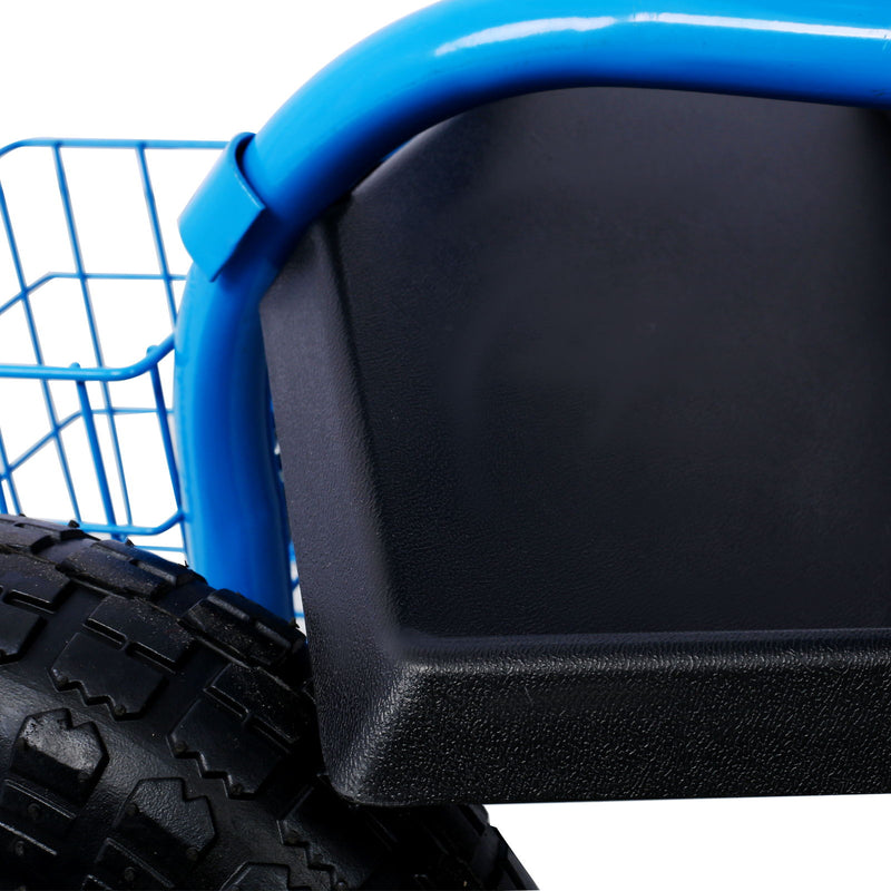 Rolling Garden Scooter Cart Seat With Wheels, 360 Swivel, Tool Tray