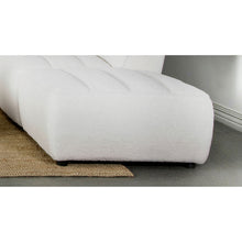 Load image into Gallery viewer, Sunny - Square Upholstered Ottoman - Ivory
