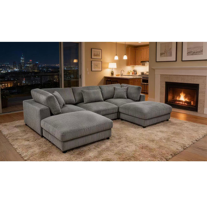 Modular Sectional & Custom Configuration, Toss Pillows