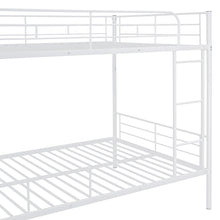 Load image into Gallery viewer, Full Over Full Metal Bunk Bed, White
