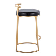Load image into Gallery viewer, Fuji - Round Contemporary Fixed Height Counter Stool (Set of 2)
