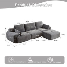 Load image into Gallery viewer, Compressed Sofa, Large Sectional Couches For Living Room

