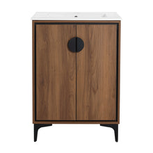 Load image into Gallery viewer, Modern Bathroom Vanity With Top Sink, Engineered Wood Storage Cabinet
