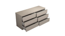 Load image into Gallery viewer, 63" Wood Six Drawer Double Dresser - Beige
