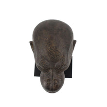 Load image into Gallery viewer, Gorilla Face Tabletop Sculpture - Brown
