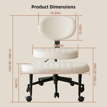Load image into Gallery viewer, Ergonomic Cross Legged Office Chair With Back Support
