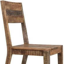 Load image into Gallery viewer, Solid Wood Open Back Side Chairs For Dining Room (Set of 2) - Brown
