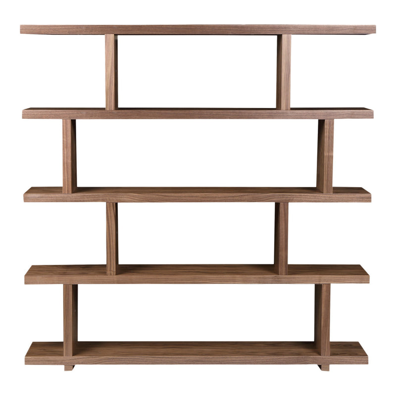 And Five Tier Bookcase - Brown / Natural