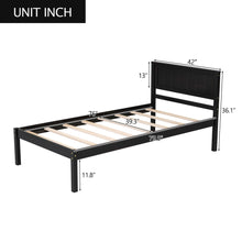 Load image into Gallery viewer, Platform Bed Frame With Headboard

