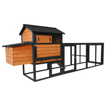 Load image into Gallery viewer, Chicken Coop, Large Outdoor Hen House With Run And Nesting Box Poultry Cage
