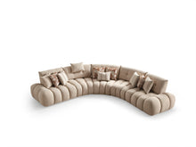 Load image into Gallery viewer, Boucle L Shaped Sectional - Taupe
