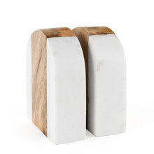 Load image into Gallery viewer, Marble Decorative Bookends (Set of 2) (574080) - Beige
