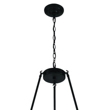 Load image into Gallery viewer, 84'' Candle Style Multi Light Metal Dimmable Chandelier - Black
