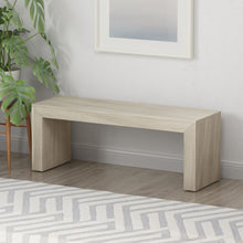 Load image into Gallery viewer, Acacia Wood Dining Bench, Farmhouse Style
