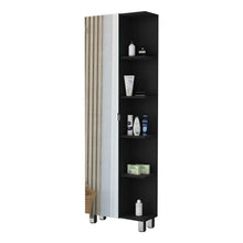 Load image into Gallery viewer, Accent Cabinet With Nine Shelves - Black
