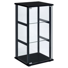 Load image into Gallery viewer, Callie - 3 Shelf Curio Cabinet - Black
