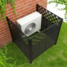 Load image into Gallery viewer, 2 Panels Privacy Screen Outdoor Privacy Panels, Trash Can Enclosure, Air Conditioner Fence - Black
