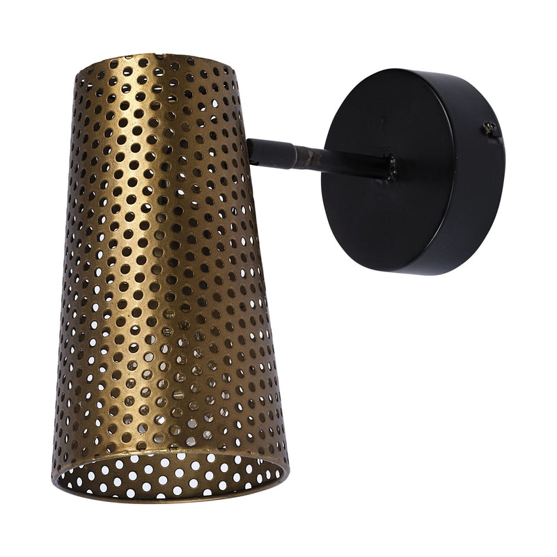 10'' Metal Corner Wall Light - Gold