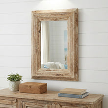 Load image into Gallery viewer, 39" Distressed Framed Accent Mirror - Natural
