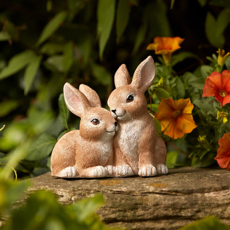 Poly Figurine Tabletop Sculpture (Set of 2) (592979) - Beige