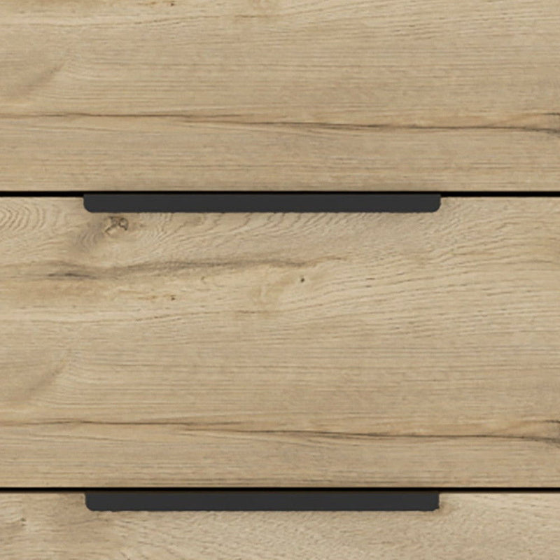 Three Drawer Chest - Brown / Black