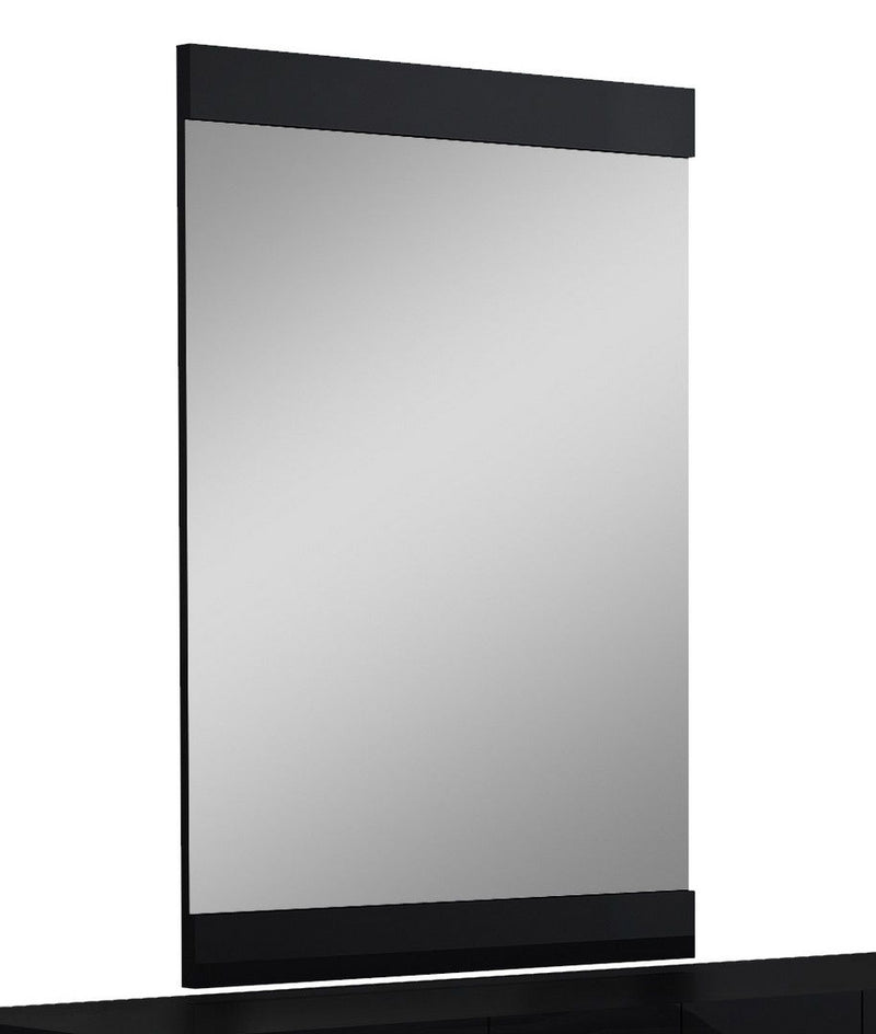 45" Framed Accent Mirror - Black