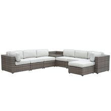 Load image into Gallery viewer, Weather-Resistant Sectional - Stain and Fade Resistant, Removable Cushions - Outdoor Comfort, Indoor Looks
