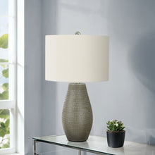 Load image into Gallery viewer, Lighting, Table Lamp, Resin, Contemporary - Gray
