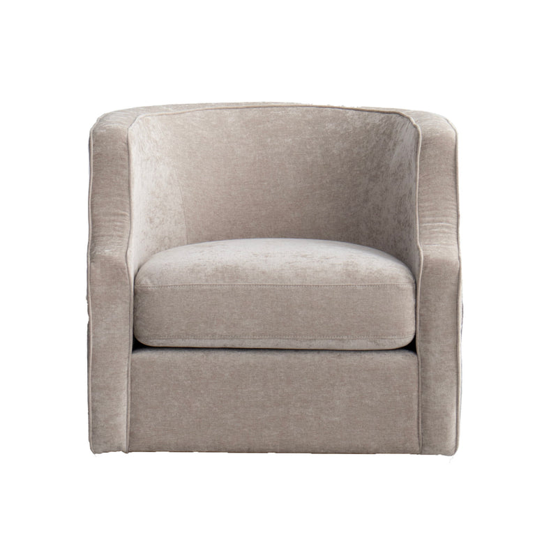 Fabric Upholstered Arm Chair - Beige