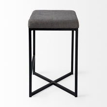 Load image into Gallery viewer, Steel Backless Counter Height Bar Chair - Brown
