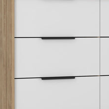 Load image into Gallery viewer, Six Drawer Double Dresser - White And Natural

