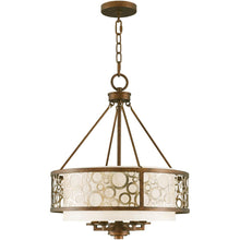 Load image into Gallery viewer, 22" Five Light Dimmable Chandelier With Shades - Bronze
