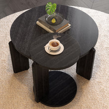 Load image into Gallery viewer, Round Coffee &amp; End Table Set
