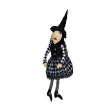 Load image into Gallery viewer, Halloween Sitting Witch Decor - Black
