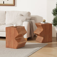 Load image into Gallery viewer, Rectangular Outdoor Indoor Accent Side Table (Set of 2)
