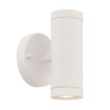 Load image into Gallery viewer, LED Two Light Can Shape Wall Sconce - White
