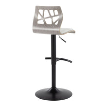 Load image into Gallery viewer, Folia - Contemporary Adjustable Barstool With Swivel With Rounded T Footrest (Set of 2)
