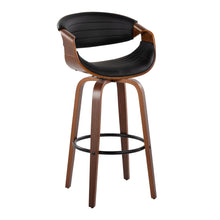 Load image into Gallery viewer, Symphony - Mid Century Modern Fixed Height Barstool With Swivel And Round Footrest (Set of 2)
